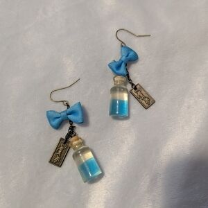 Disney "Drink Me" Alice In Wonderland Earrings
